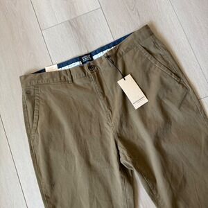 Scotch & Soda‎ Stuart NWT Regular Slim Fit Stretch Chino Pants Brown Tan 36x32